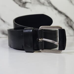 Belt Genuine Leather, Mara Giordani Hand Made In Italy. Black 38